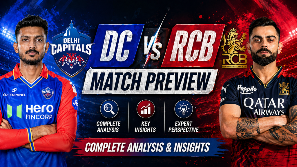 DC vs RCB