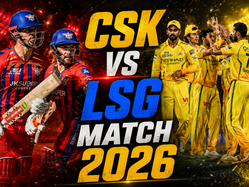 CSK vs LSG Match 2026
