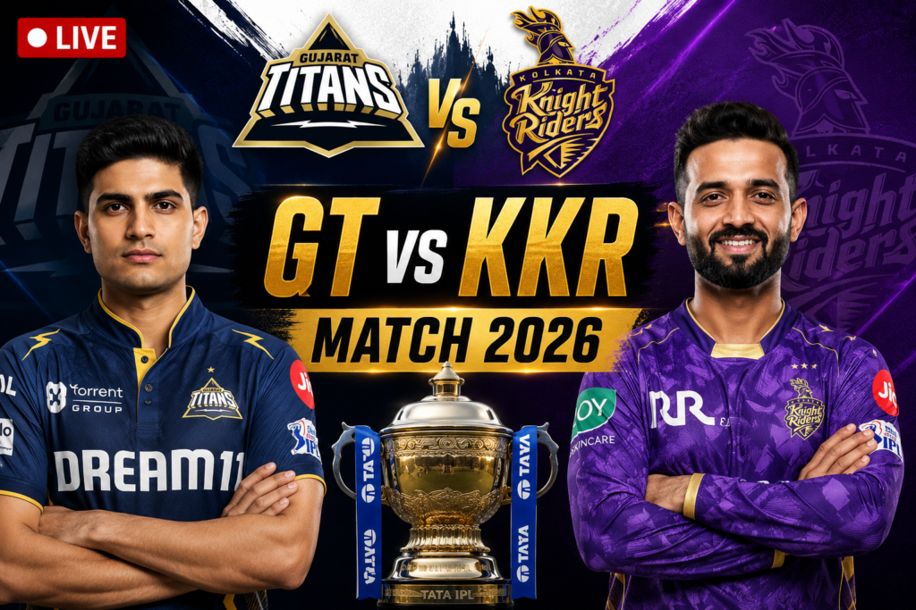 GT vs KKR Match 2026