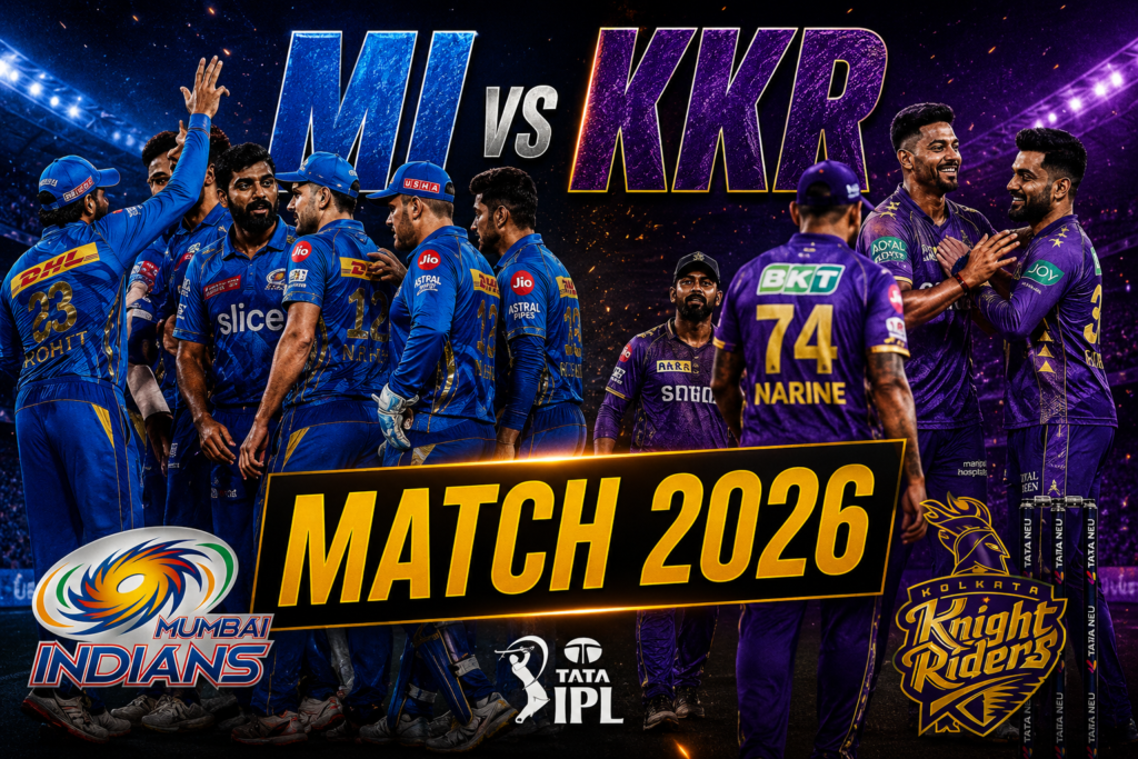 MI vs KKR Match 2026
