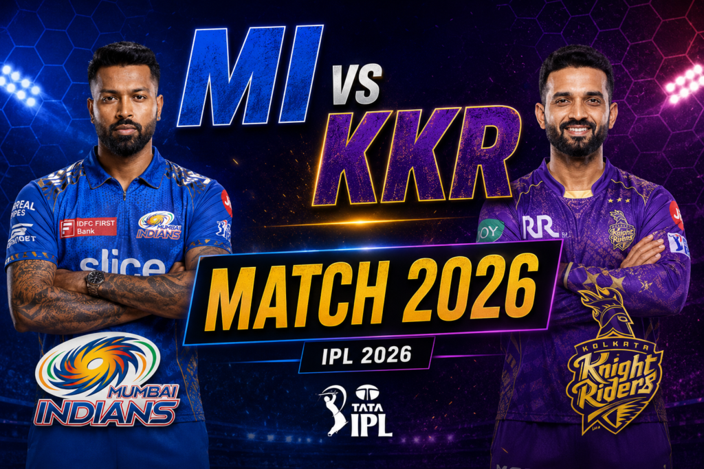 MI vs KKR Match 2026