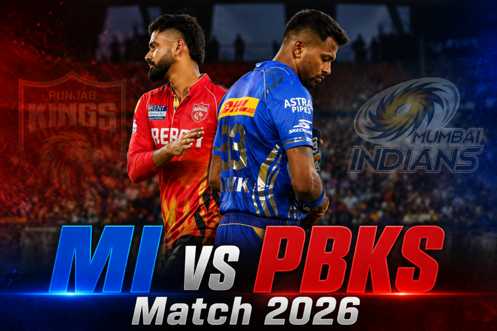 MI vs PBKS Match 2026