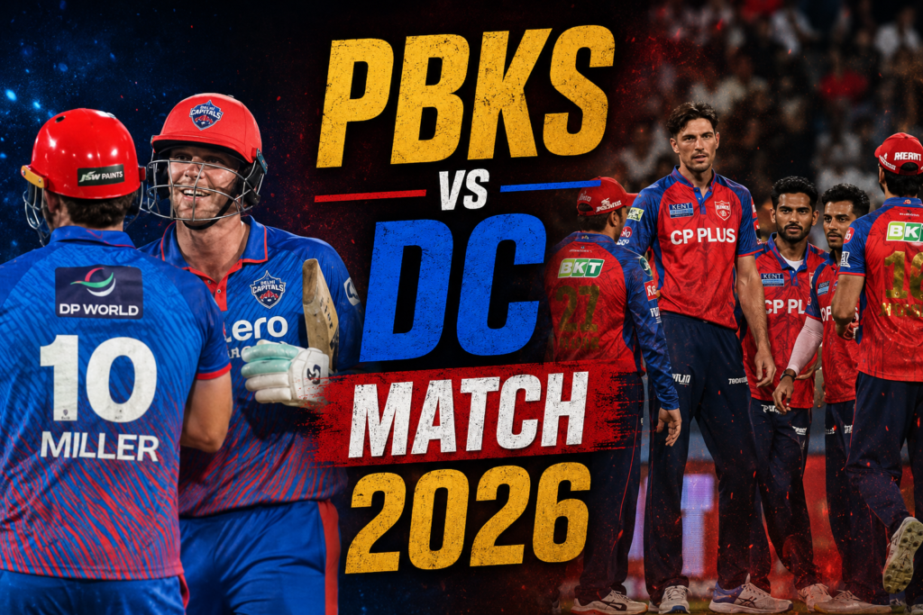PBKS vs DC Match 2026