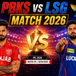 PBKS vs LSG Match 2026
