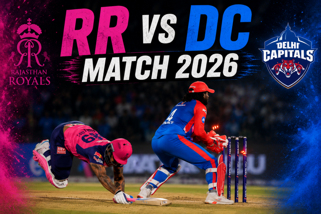 RR vs DC Match 2026