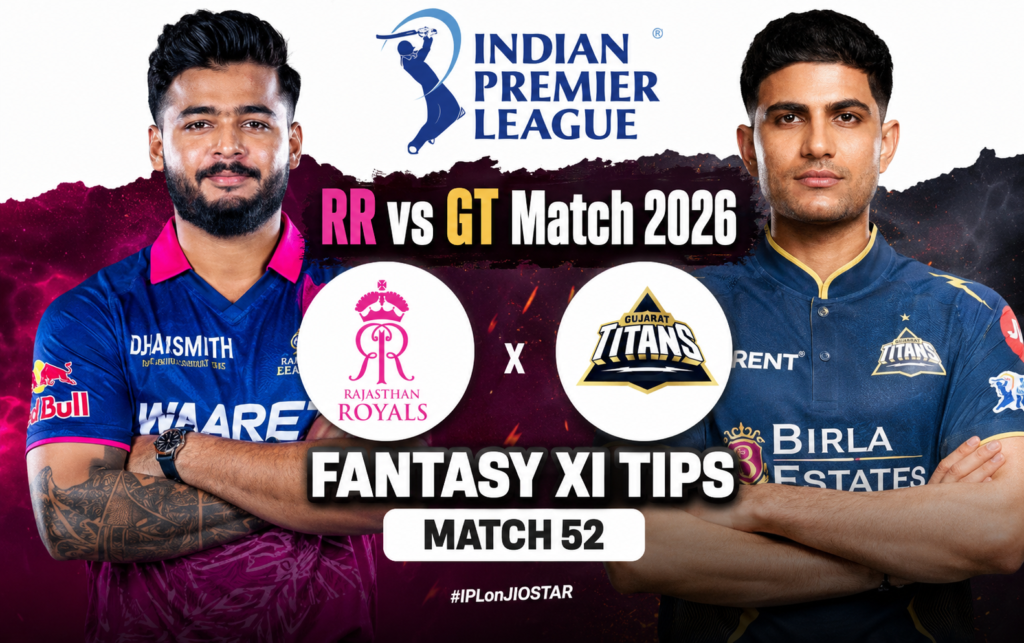 RR vs GT Match 2026