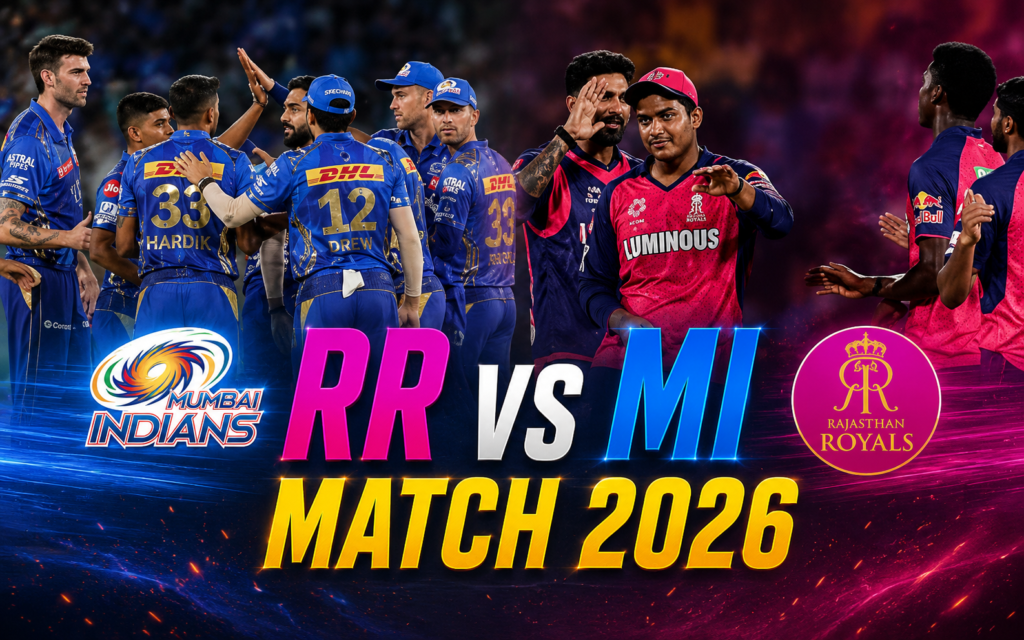 RR vs MI Match 2026