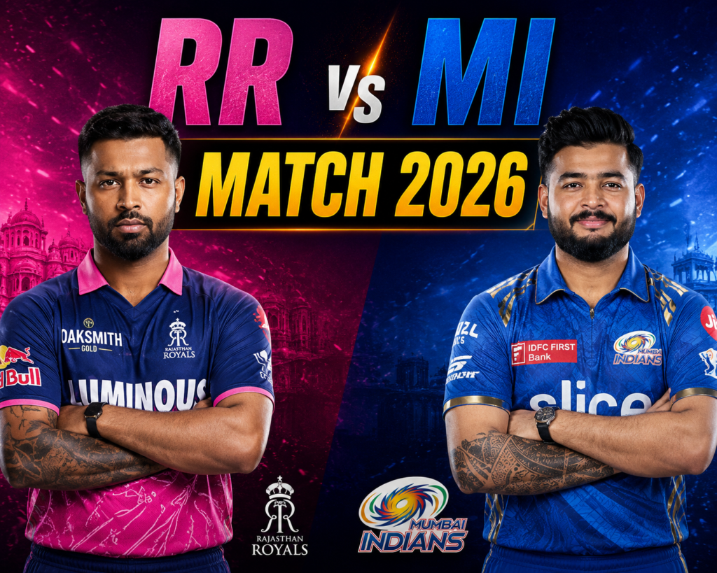 RR vs MI Match 2026