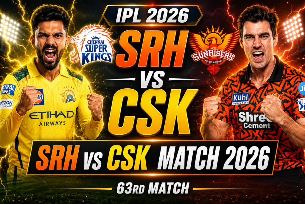 SRH vs CSK Match 2026: Complete Preview, Key Players, Match Prediction & IPL Rivalry Analysis