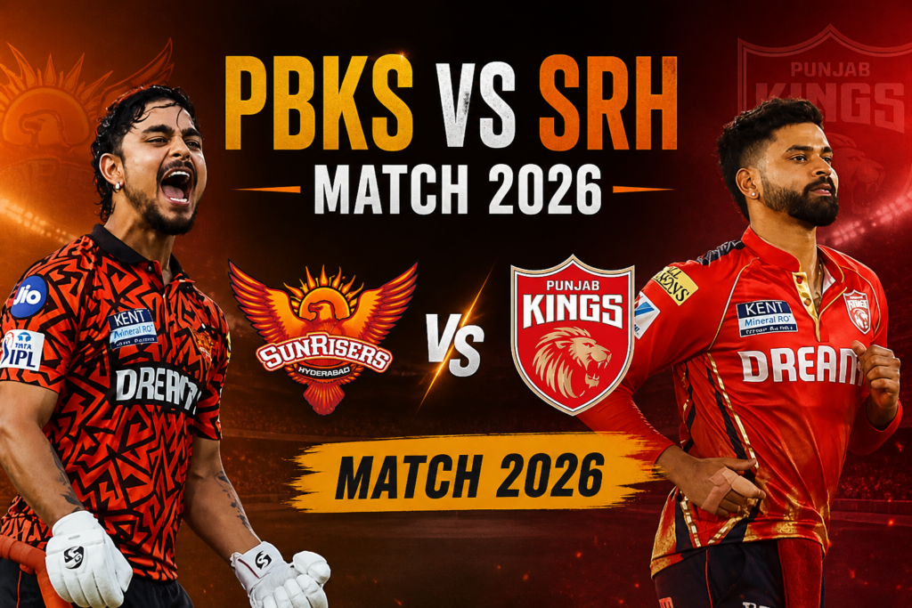 SRH vs PBKS Match 2026