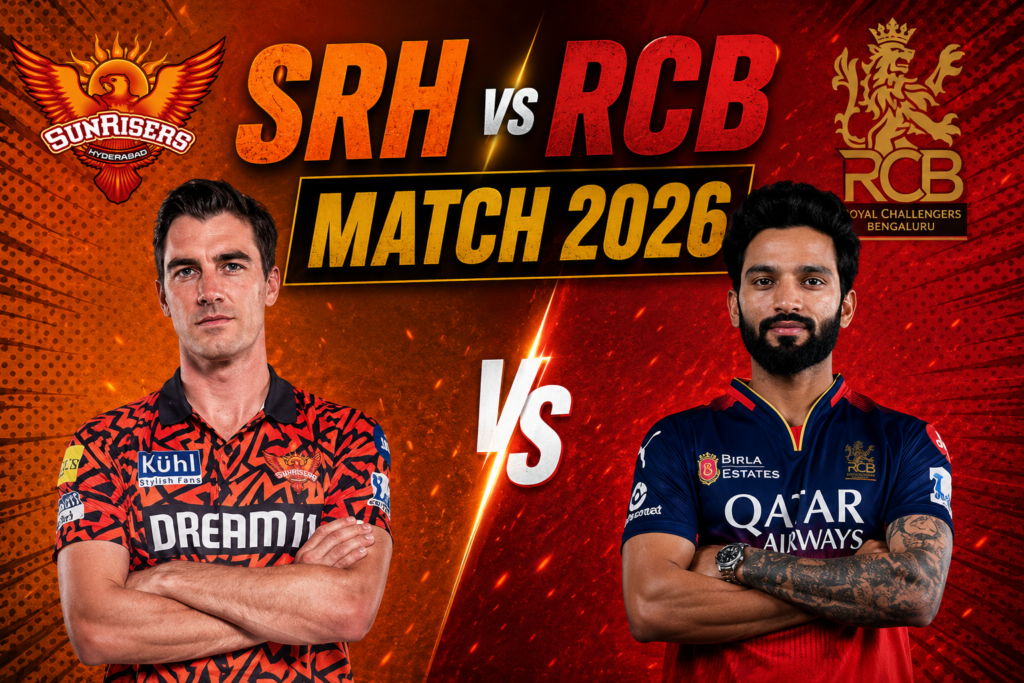 SRH vs RCB Match 2026